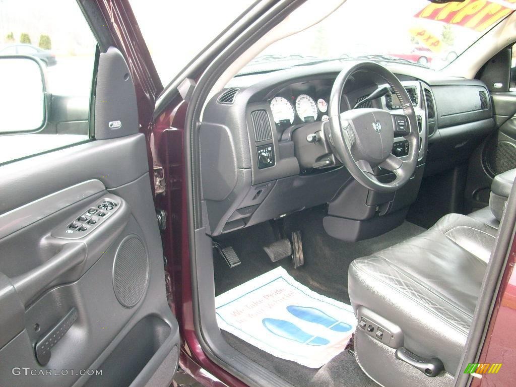 2004 Ram 1500 Laramie Quad Cab 4x4 - Deep Molten Red Pearl / Dark Slate Gray photo #19