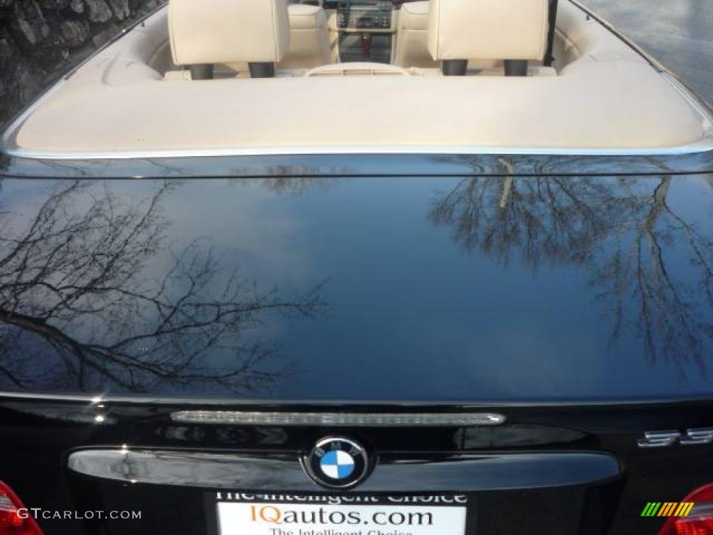 2006 3 Series 330i Convertible - Jet Black / Sand photo #13