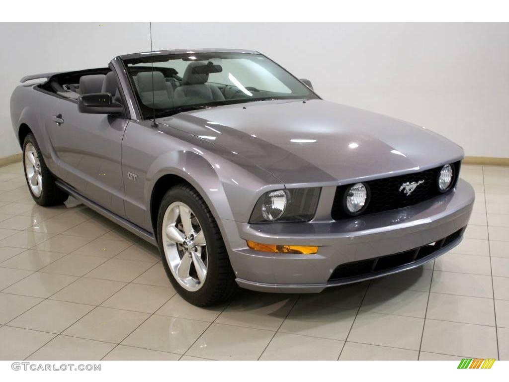 2006 Mustang GT Deluxe Convertible - Tungsten Grey Metallic / Light Graphite photo #1