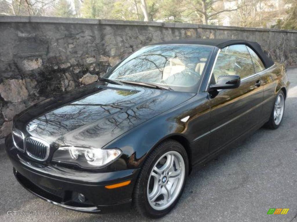 2006 3 Series 330i Convertible - Jet Black / Sand photo #15