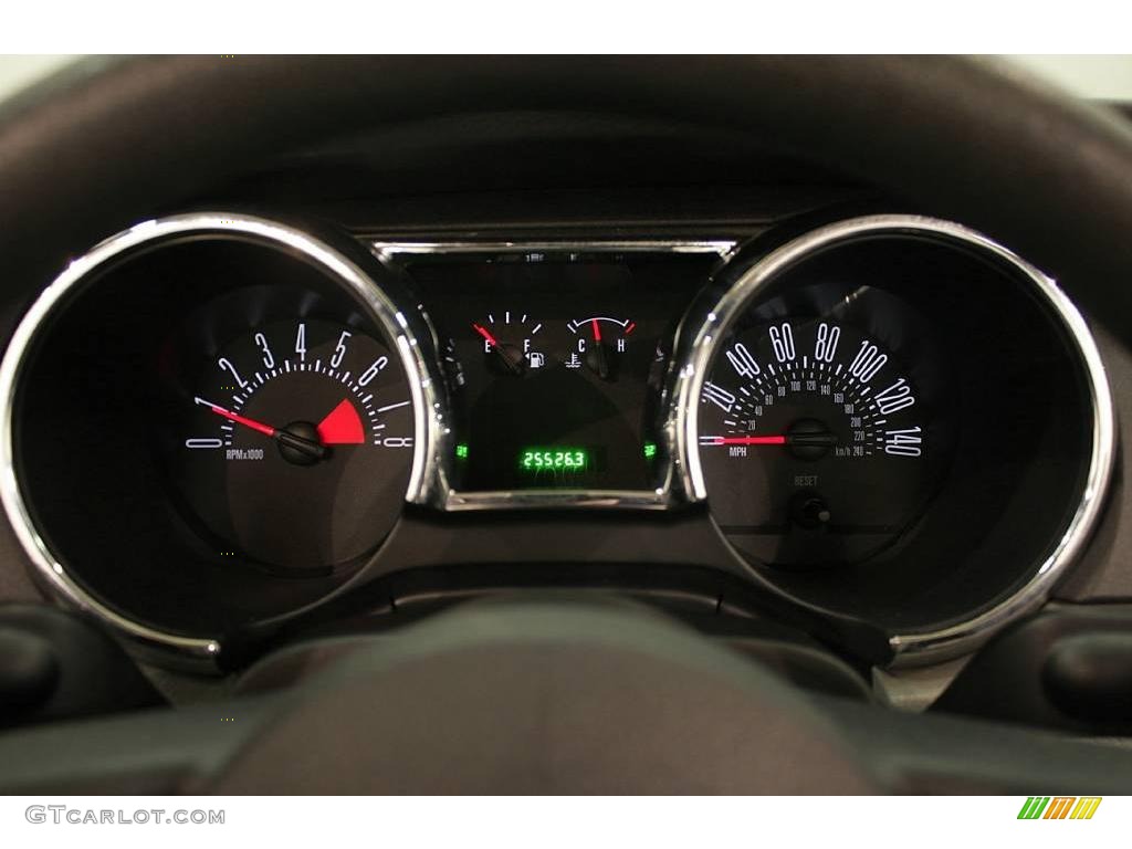 2006 Ford Mustang GT Deluxe Convertible Gauges Photo #22616205