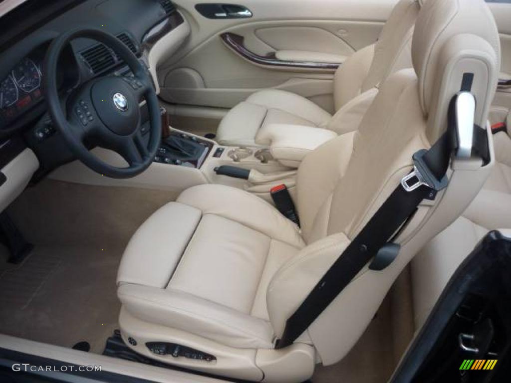 2006 3 Series 330i Convertible - Jet Black / Sand photo #26