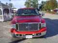 2007 Red Ford F350 Super Duty Lariat Crew Cab Dually  photo #2