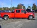 2007 Red Ford F350 Super Duty Lariat Crew Cab Dually  photo #4