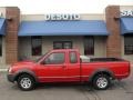 2002 Aztec Red Nissan Frontier XE King Cab  photo #1