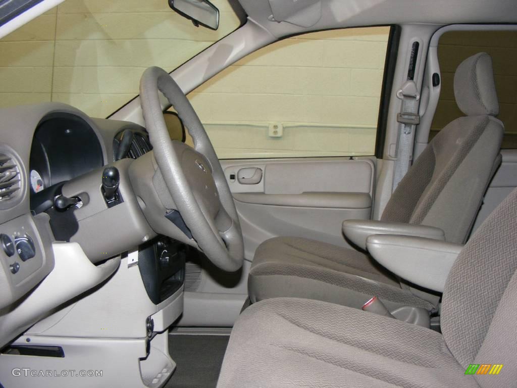 2006 Caravan SXT - Brilliant Black / Dark Khaki/Light Graystone photo #11