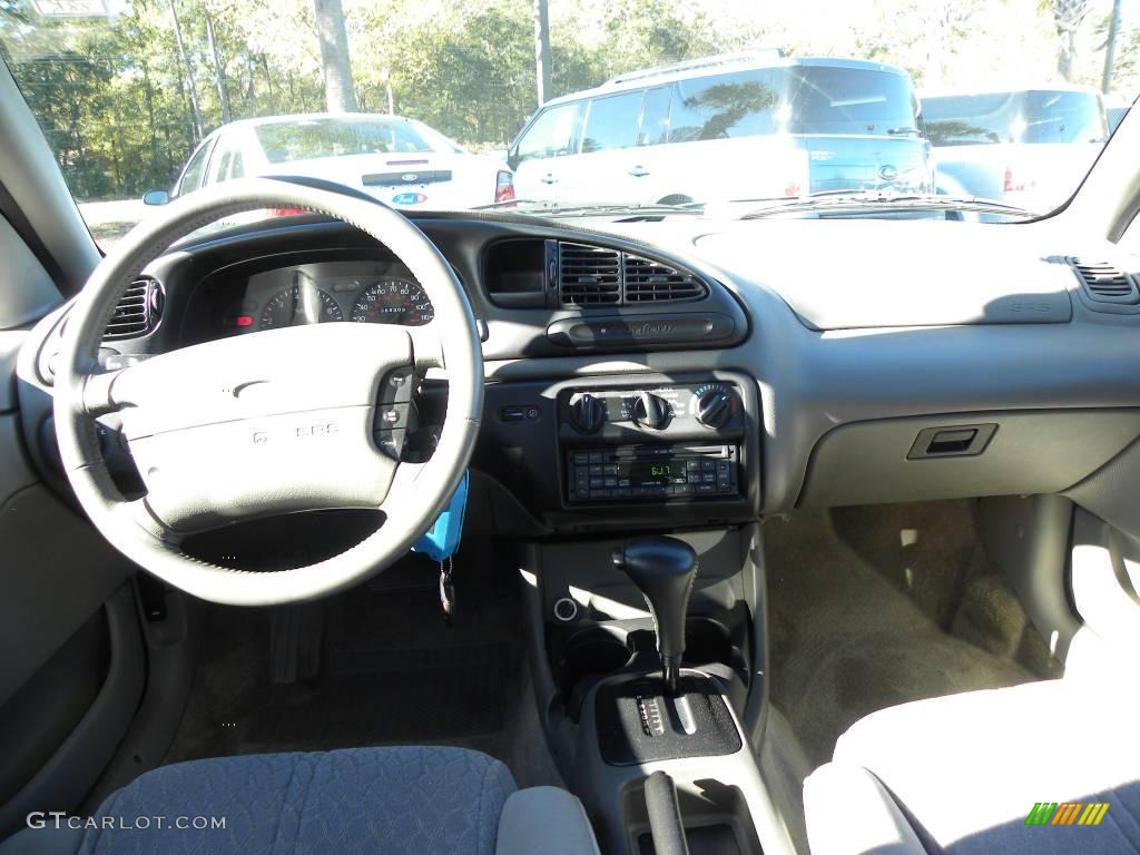 2000 Contour SE Sport - Tropic Green Metallic / Greystone photo #3