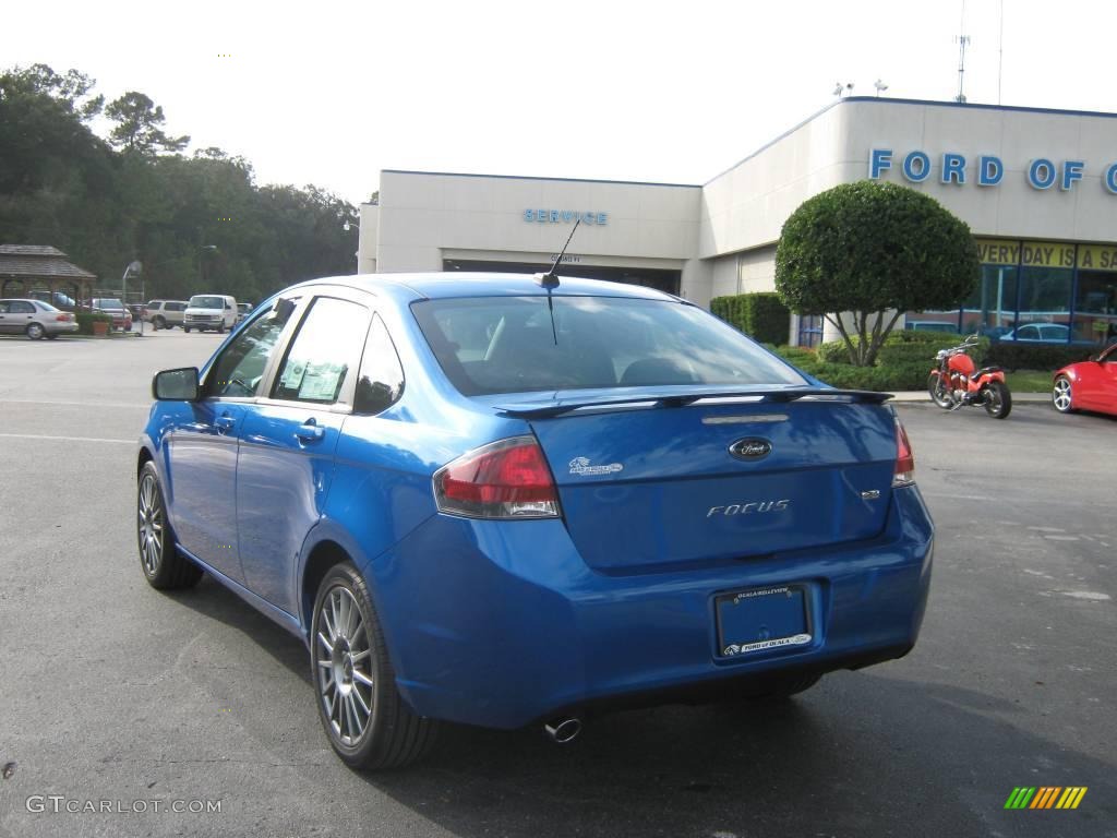 2010 Focus SES Sedan - Blue Flame Metallic / Charcoal Black photo #5