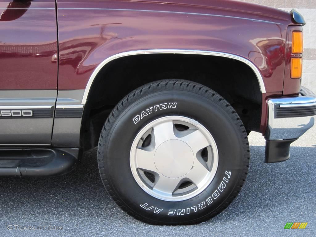 1999 Yukon SLT 4x4 - Dark Toreador Red Metallic / Gray photo #5