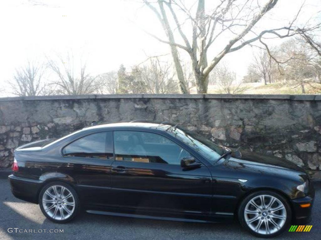 2005 3 Series 330i Coupe - Jet Black / Anthracite Black photo #5