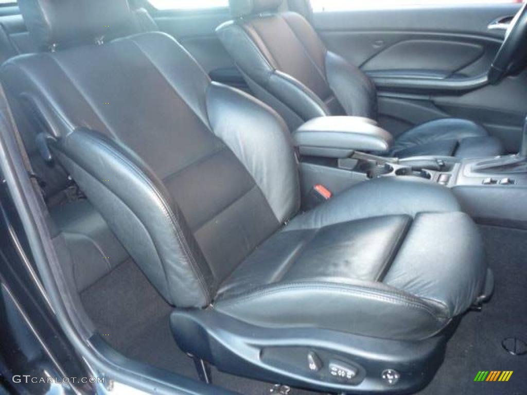 2005 3 Series 330i Coupe - Jet Black / Anthracite Black photo #7