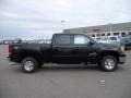 2009 Onyx Black GMC Sierra 2500HD SLT Crew Cab 4x4  photo #3