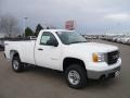 Summit White 2010 GMC Sierra 2500HD Work Truck Regular Cab 4x4