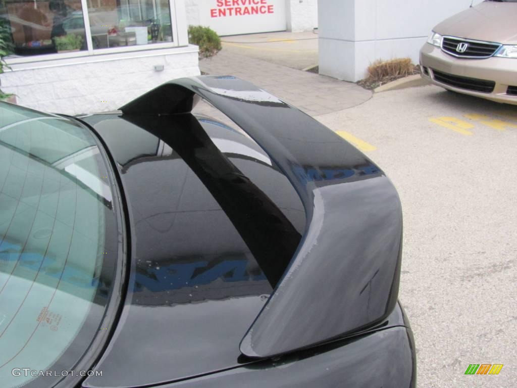 1999 Civic Si Coupe - Flamenco Black Pearl / Dark Gray photo #6