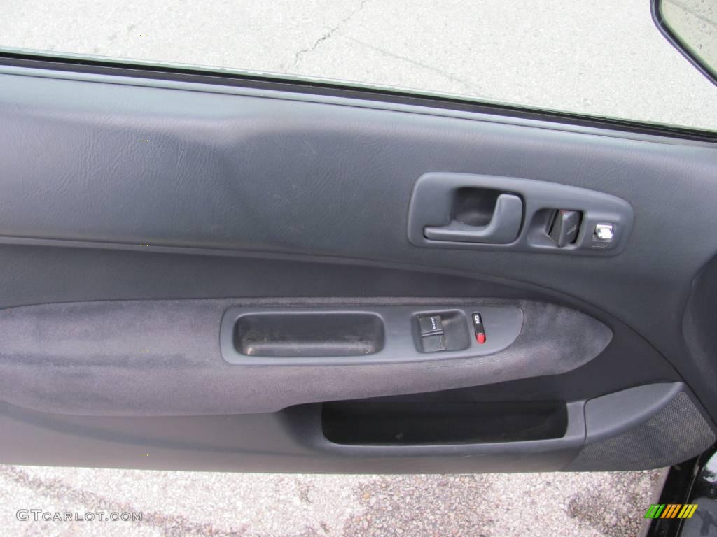 1999 Civic Si Coupe - Flamenco Black Pearl / Dark Gray photo #13