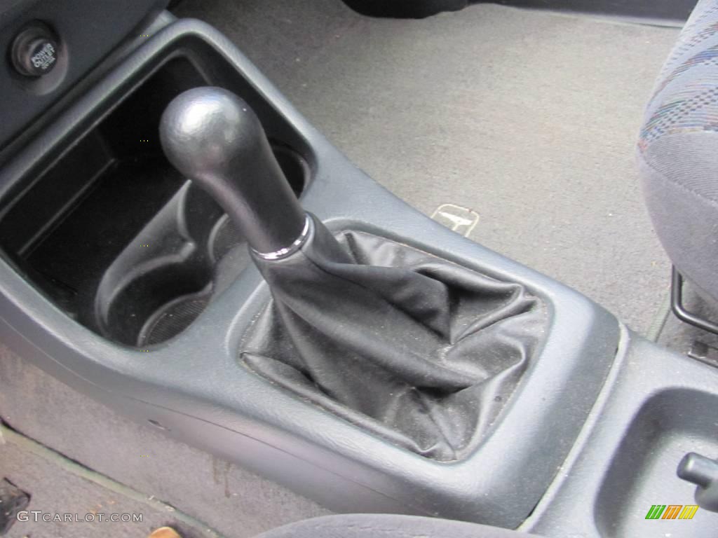 1999 Civic Si Coupe - Flamenco Black Pearl / Dark Gray photo #15