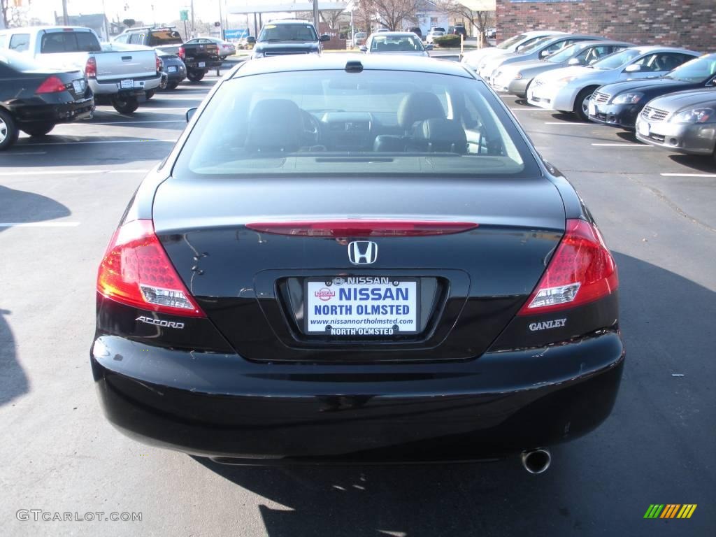 2006 Accord EX-L Coupe - Nighthawk Black Pearl / Black photo #7
