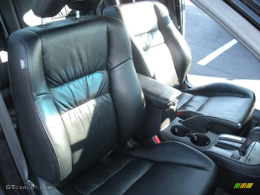 2006 Accord EX-L Coupe - Nighthawk Black Pearl / Black photo #18