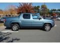 2007 Steel Blue Metallic Honda Ridgeline RTX  photo #2