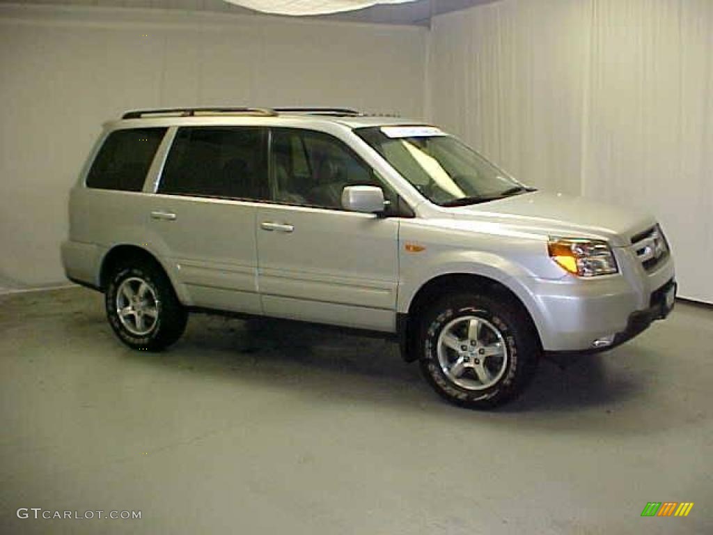 2007 Pilot EX-L 4WD - Billet Silver Metallic / Gray photo #1
