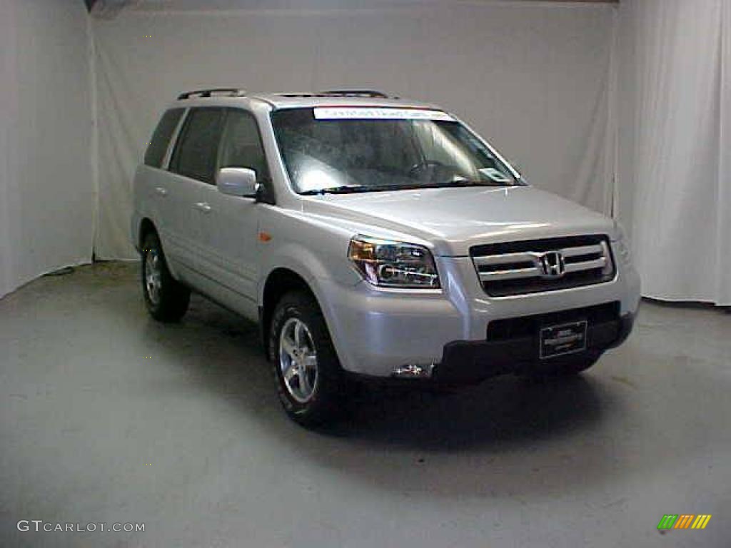 2007 Pilot EX-L 4WD - Billet Silver Metallic / Gray photo #3