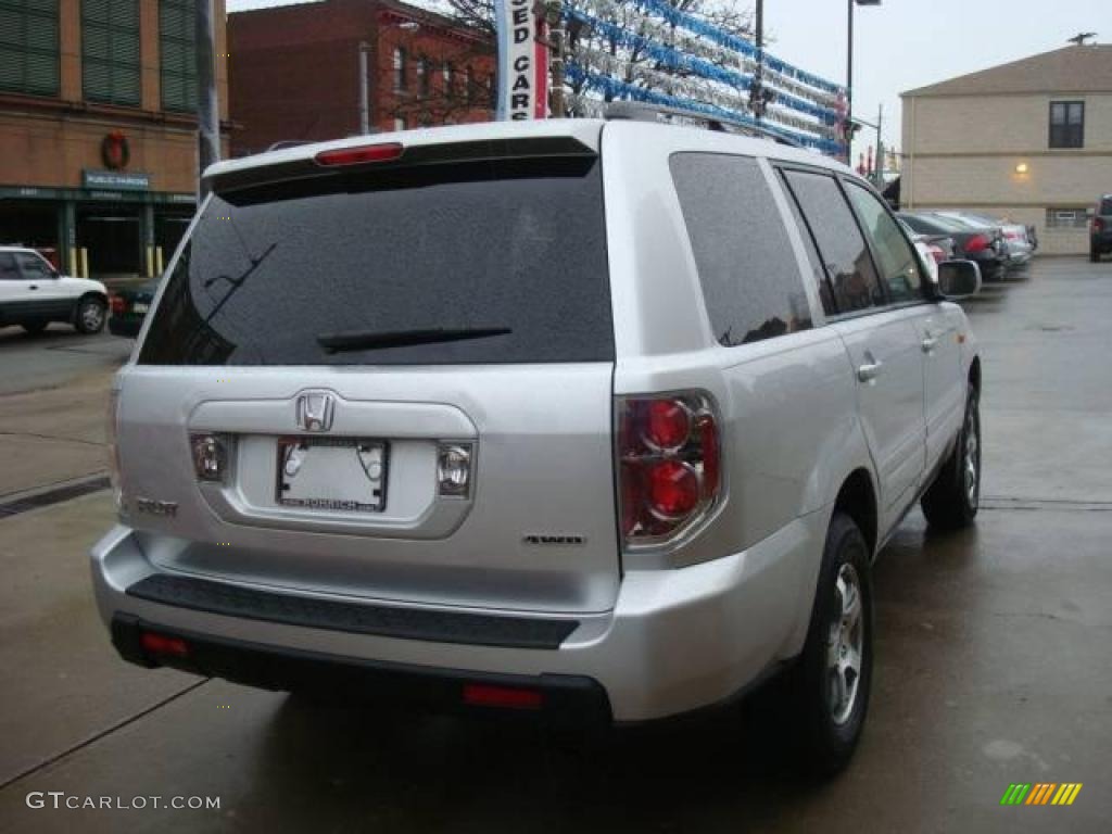 2007 Pilot EX 4WD - Billet Silver Metallic / Gray photo #4