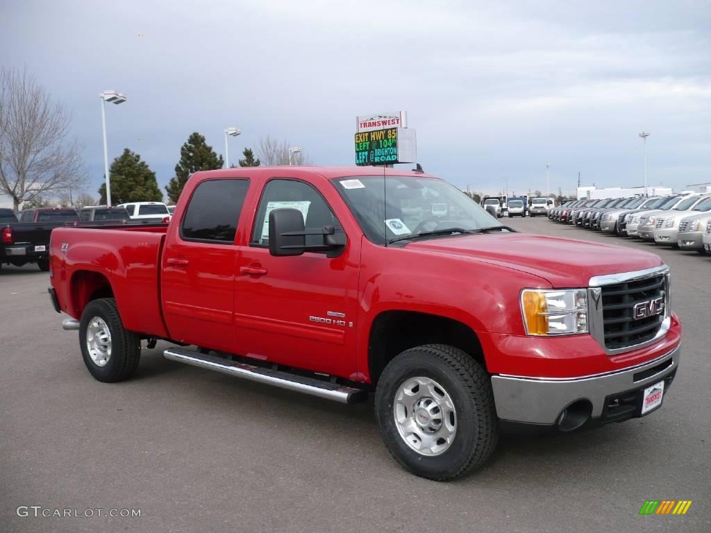 Fire Red GMC Sierra 2500HD