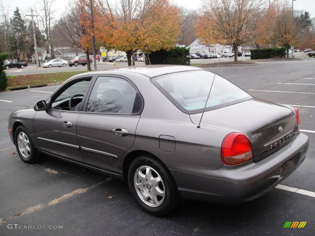 2000 Sonata GLS V6 - Slate Gray / Gray photo #4