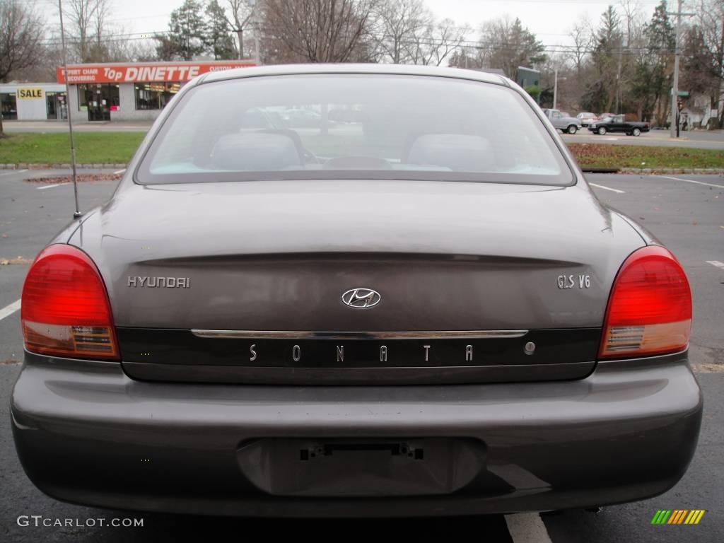 2000 Sonata GLS V6 - Slate Gray / Gray photo #5