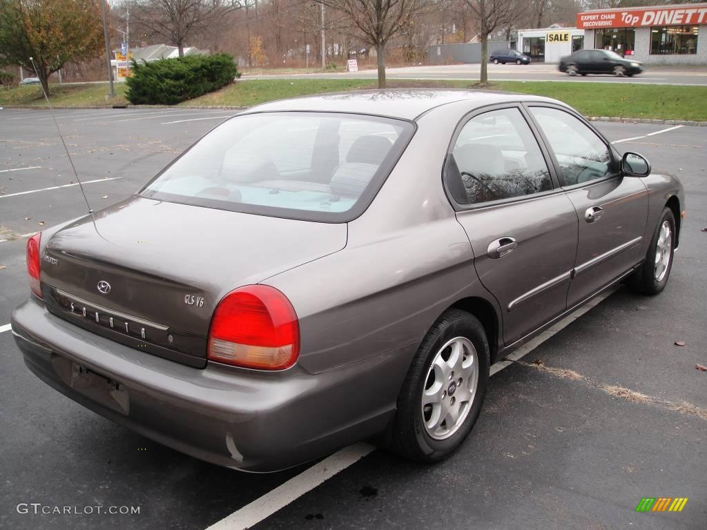 2000 Sonata GLS V6 - Slate Gray / Gray photo #6