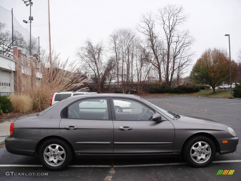 2000 Sonata GLS V6 - Slate Gray / Gray photo #7