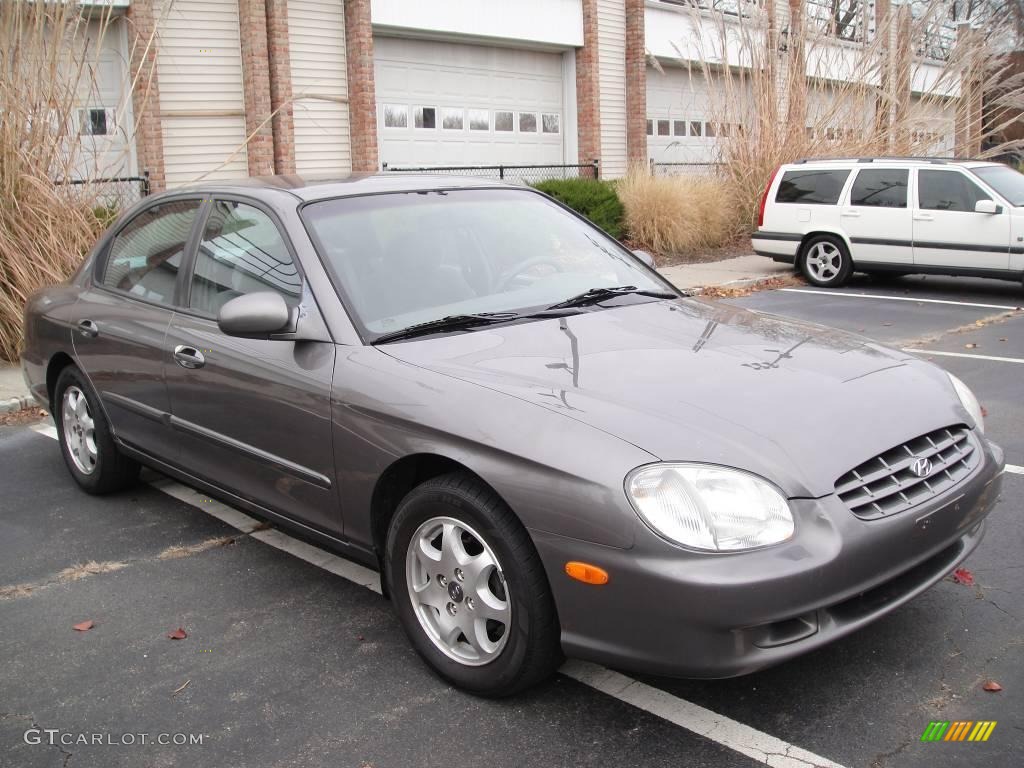 2000 Sonata GLS V6 - Slate Gray / Gray photo #8