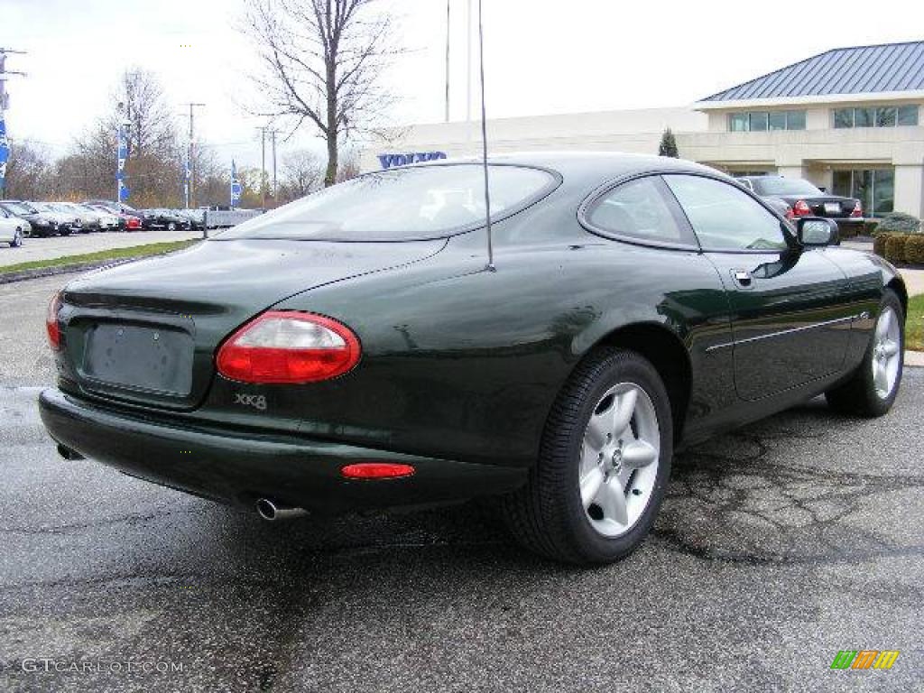 1997 XK XK8 Coupe - British Racing Green / Cashmere photo #5