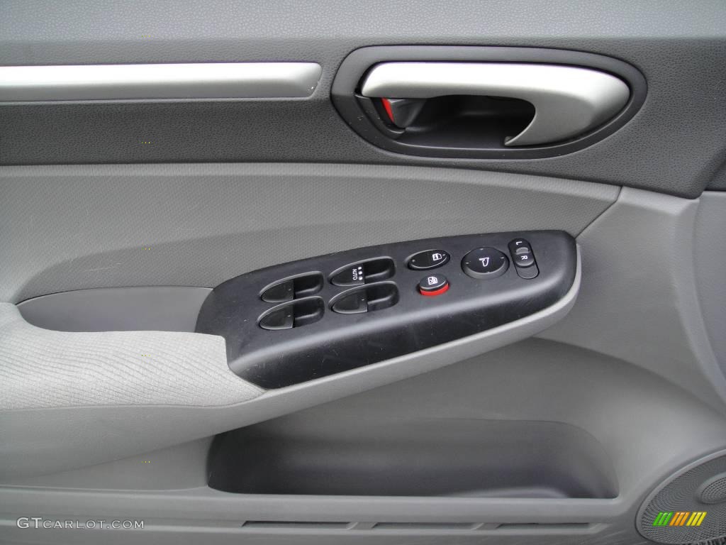 2008 Civic EX Sedan - Galaxy Gray Metallic / Gray photo #8