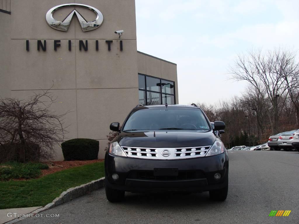 2003 Murano SE - Super Black / Charcoal photo #2