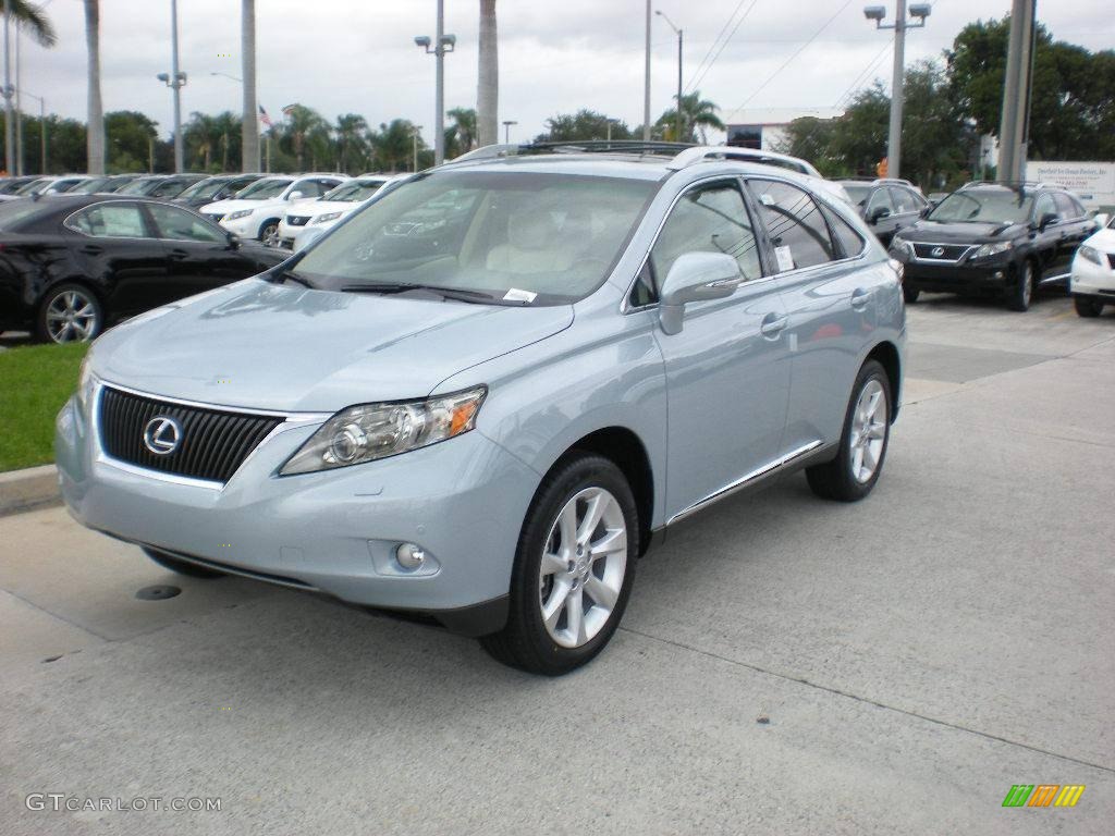 Cerulean Blue Metallic 2010 Lexus RX 350 Exterior Photo #22635061