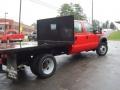 2008 Red Clearcoat Ford F450 Super Duty XLT Crew Cab 4x4 Chassis  photo #4