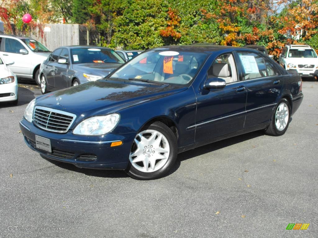 2003 S 430 Sedan - Capri Blue Metallic / Ash photo #1