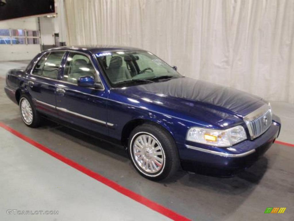 2006 Grand Marquis LS - Dark Blue Pearl / Medium Light Stone photo #1