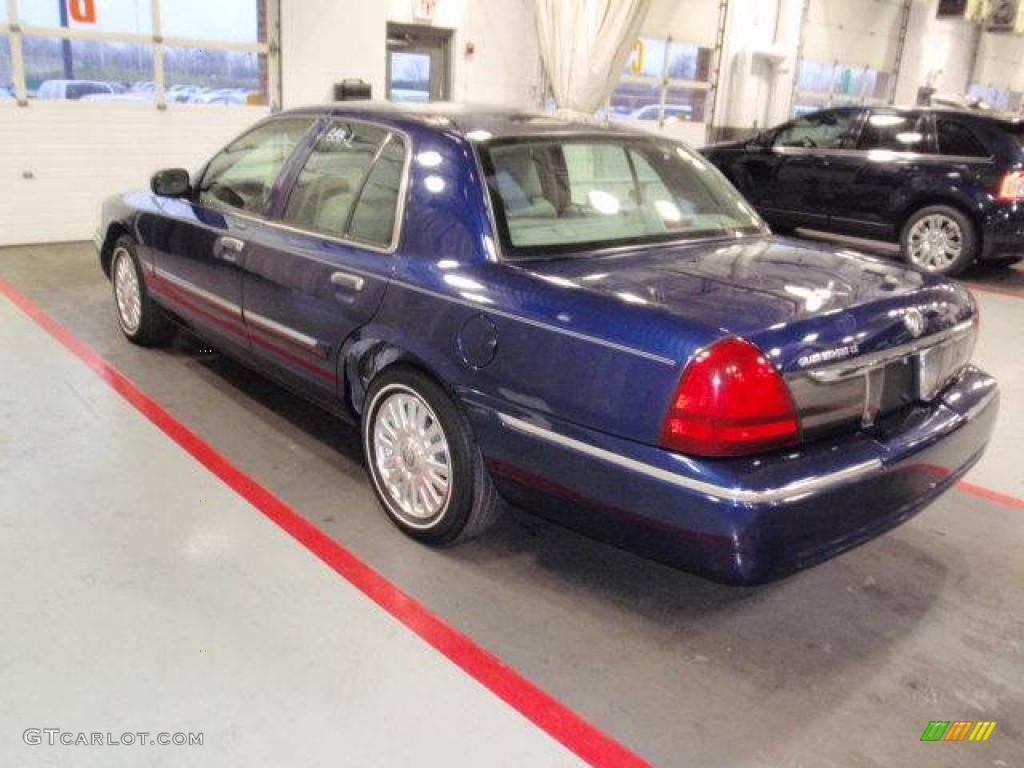 2006 Grand Marquis LS - Dark Blue Pearl / Medium Light Stone photo #2