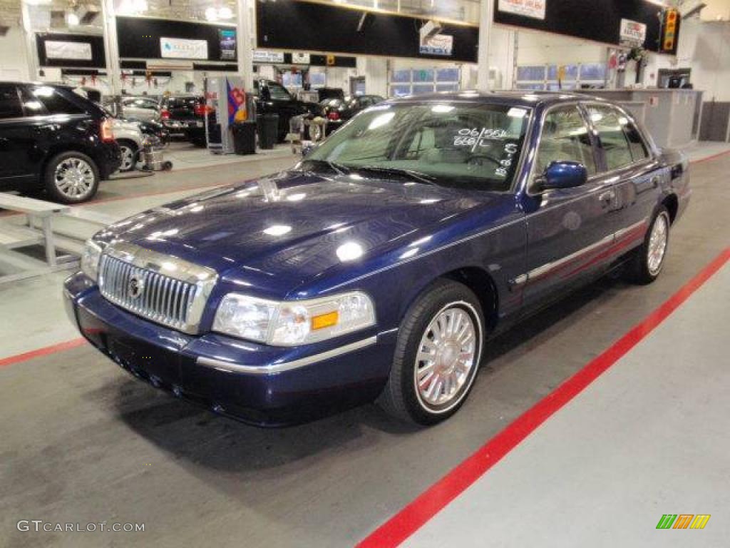 2006 Grand Marquis LS - Dark Blue Pearl / Medium Light Stone photo #4