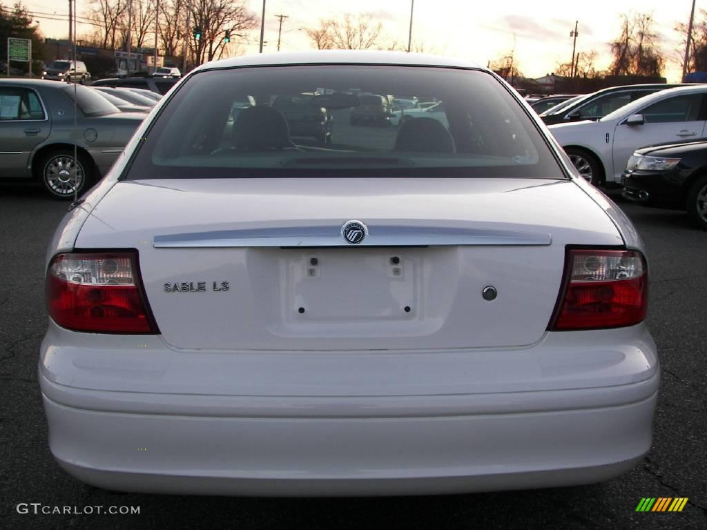 2004 Sable LS Premium Sedan - Vibrant White / Medium Graphite photo #16
