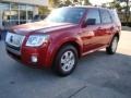 2008 Vivid Red Metallic Mercury Mariner V6  photo #2