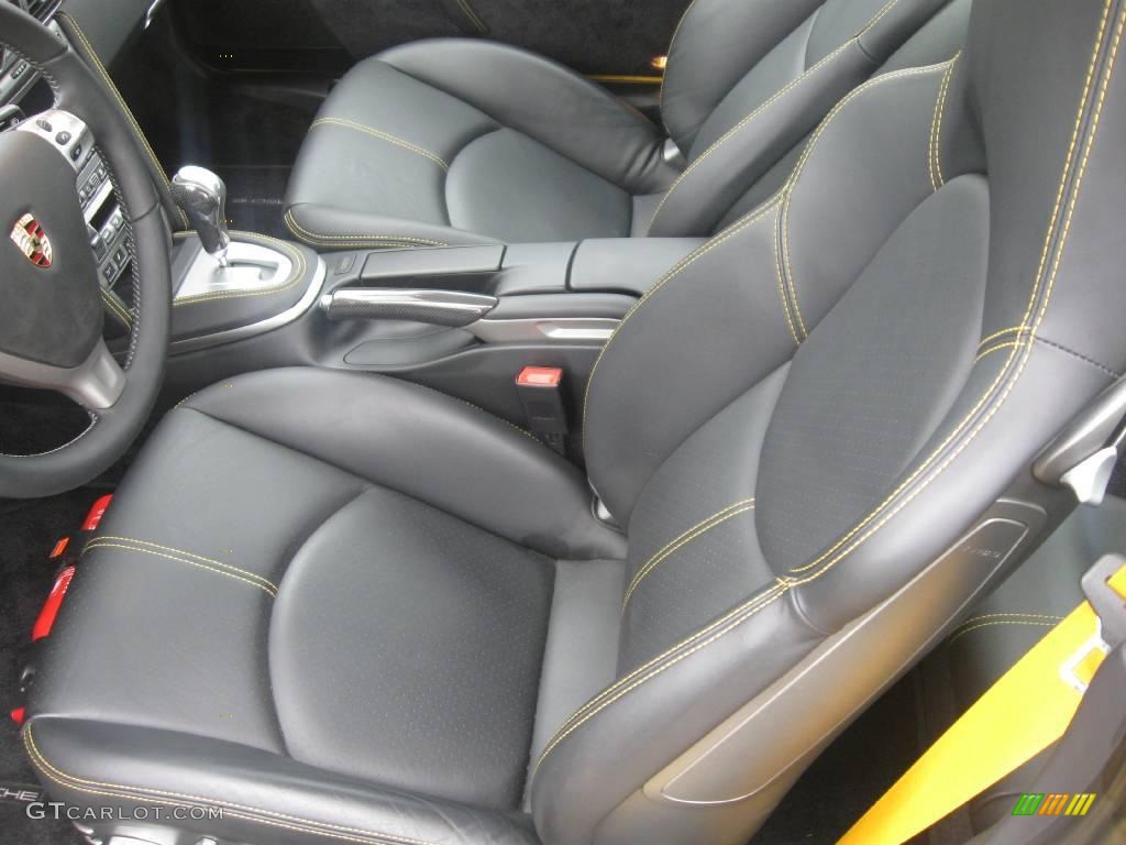 2008 911 Carrera 4S Coupe - Speed Yellow / Black photo #10