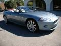 2007 Frost Blue Metallic Jaguar XK XK8 Convertible  photo #2