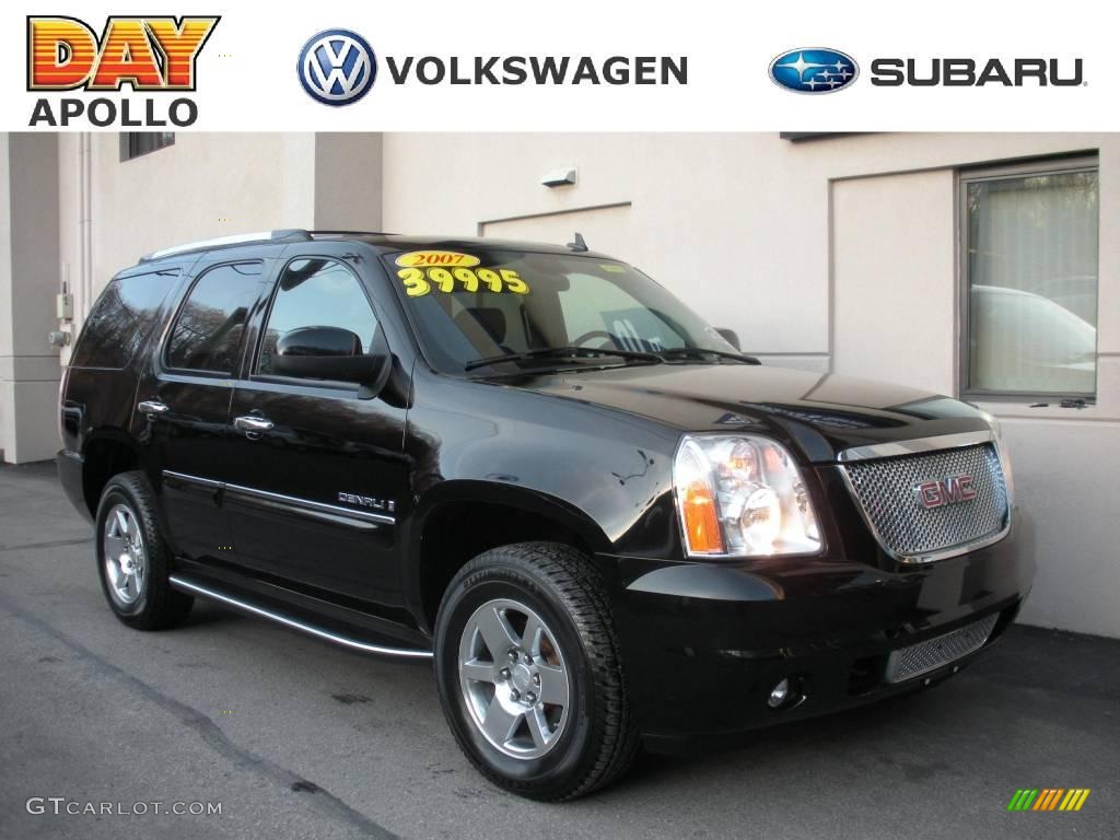 2007 Yukon Denali AWD - Onyx Black / Ebony Black photo #1