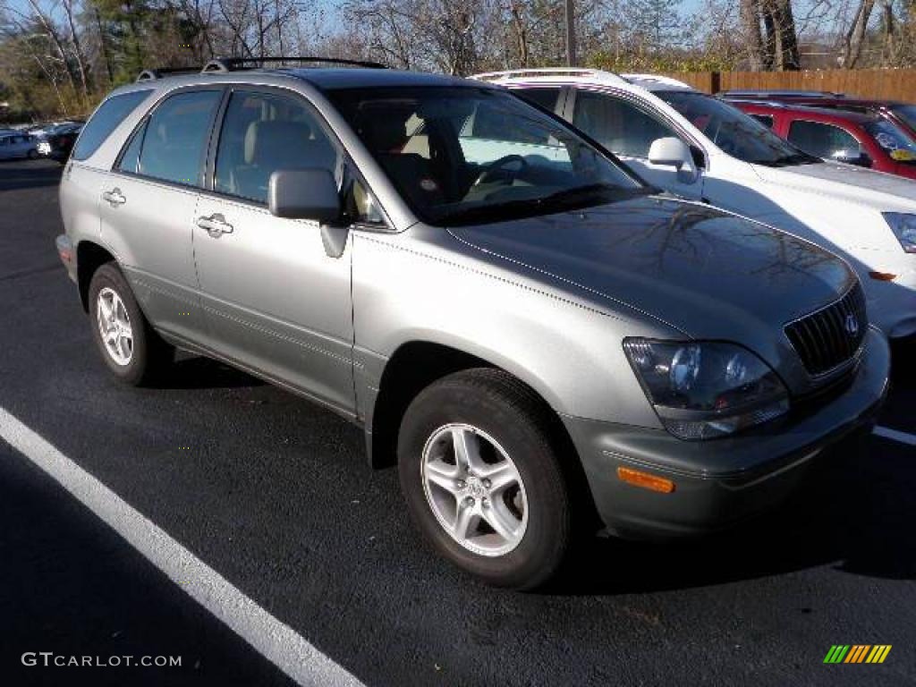 2000 RX 300 AWD - Mineral Green / Ivory photo #2