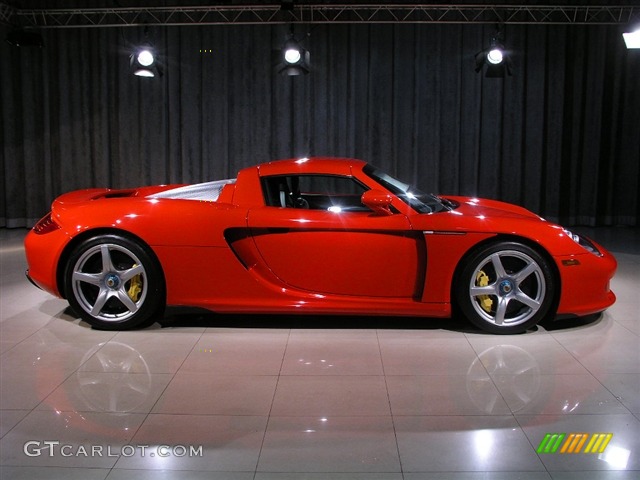 Guards Red 2005 Porsche Carrera GT Standard Carrera GT Model Exterior Photo #226467