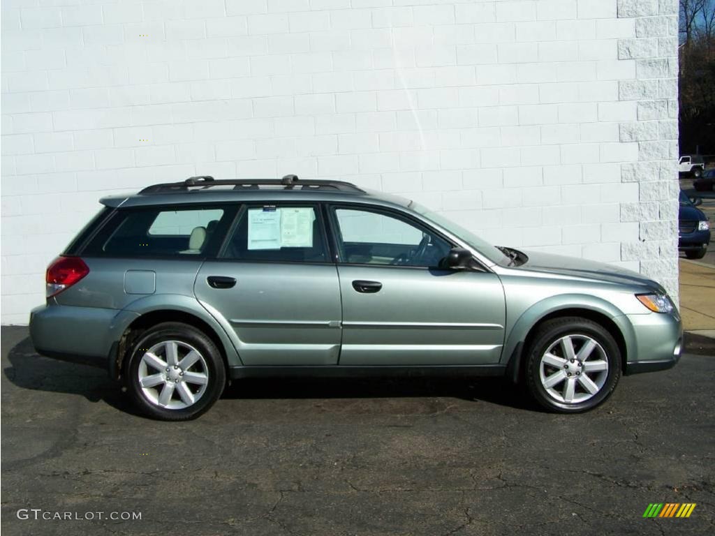 2009 Outback 2.5i Special Edition Wagon - Seacrest Green Metallic / Warm Ivory photo #8
