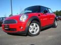 2008 Chili Red Mini Cooper Hardtop  photo #1